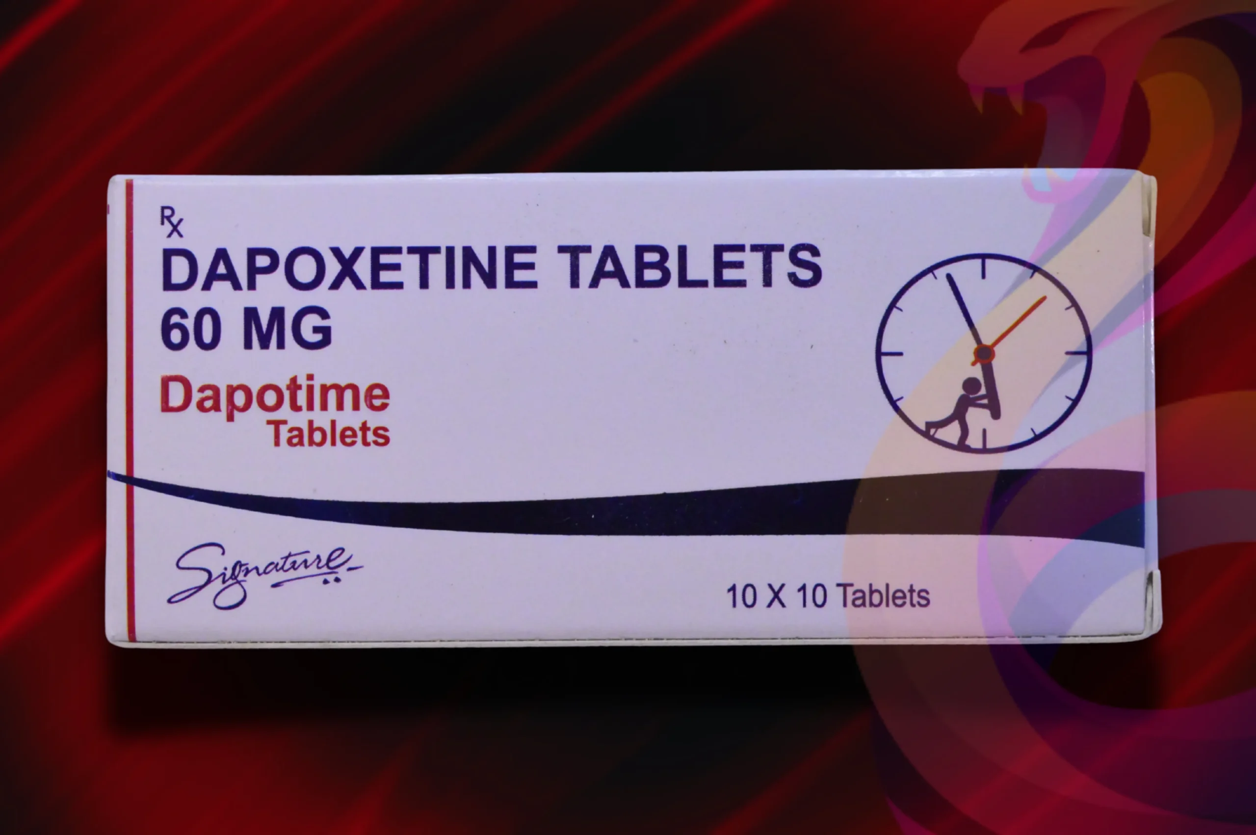 Dapoxetine 60 mg packaging