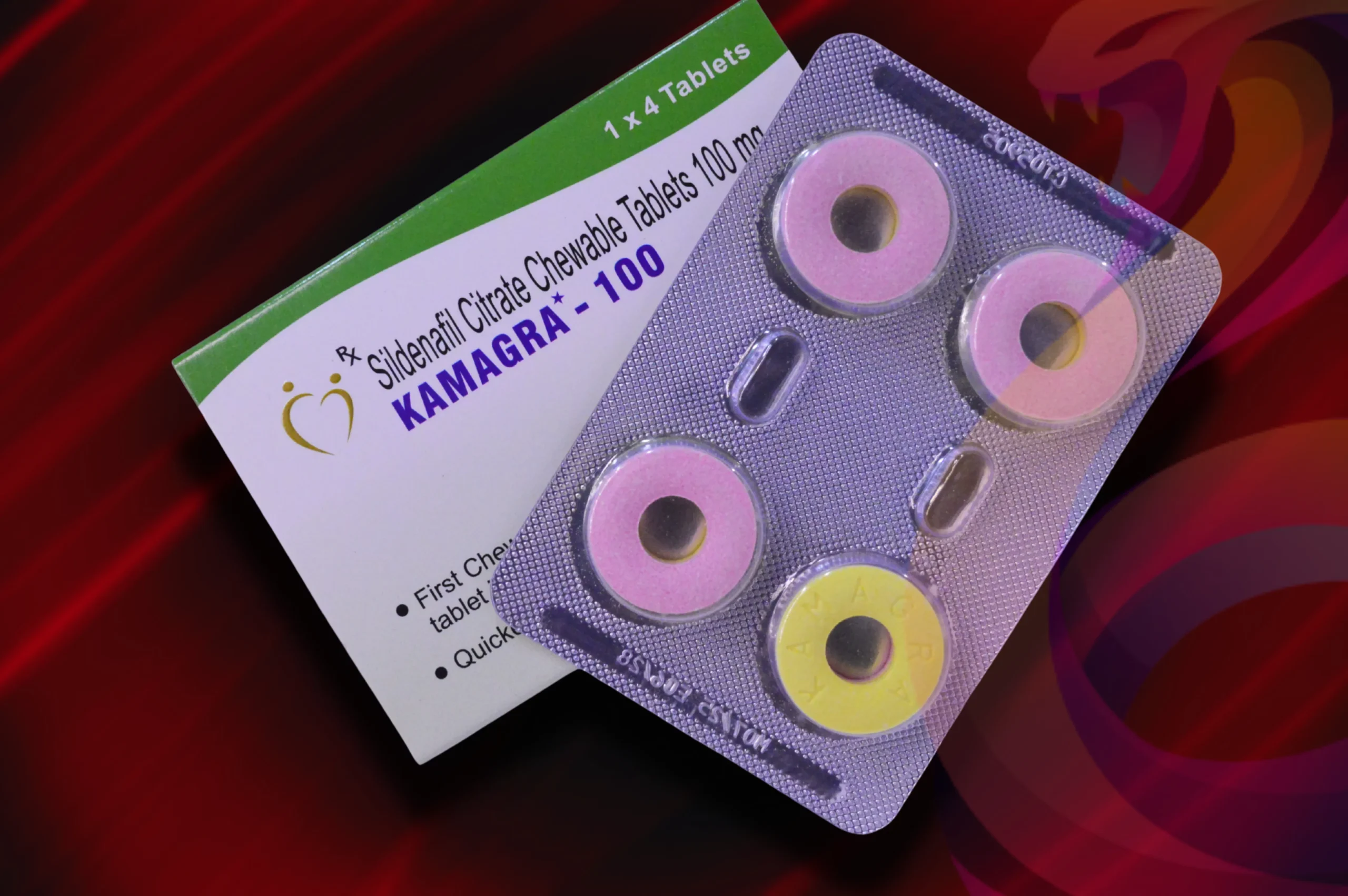 Kamagra Polo 100 mg packaging and blister