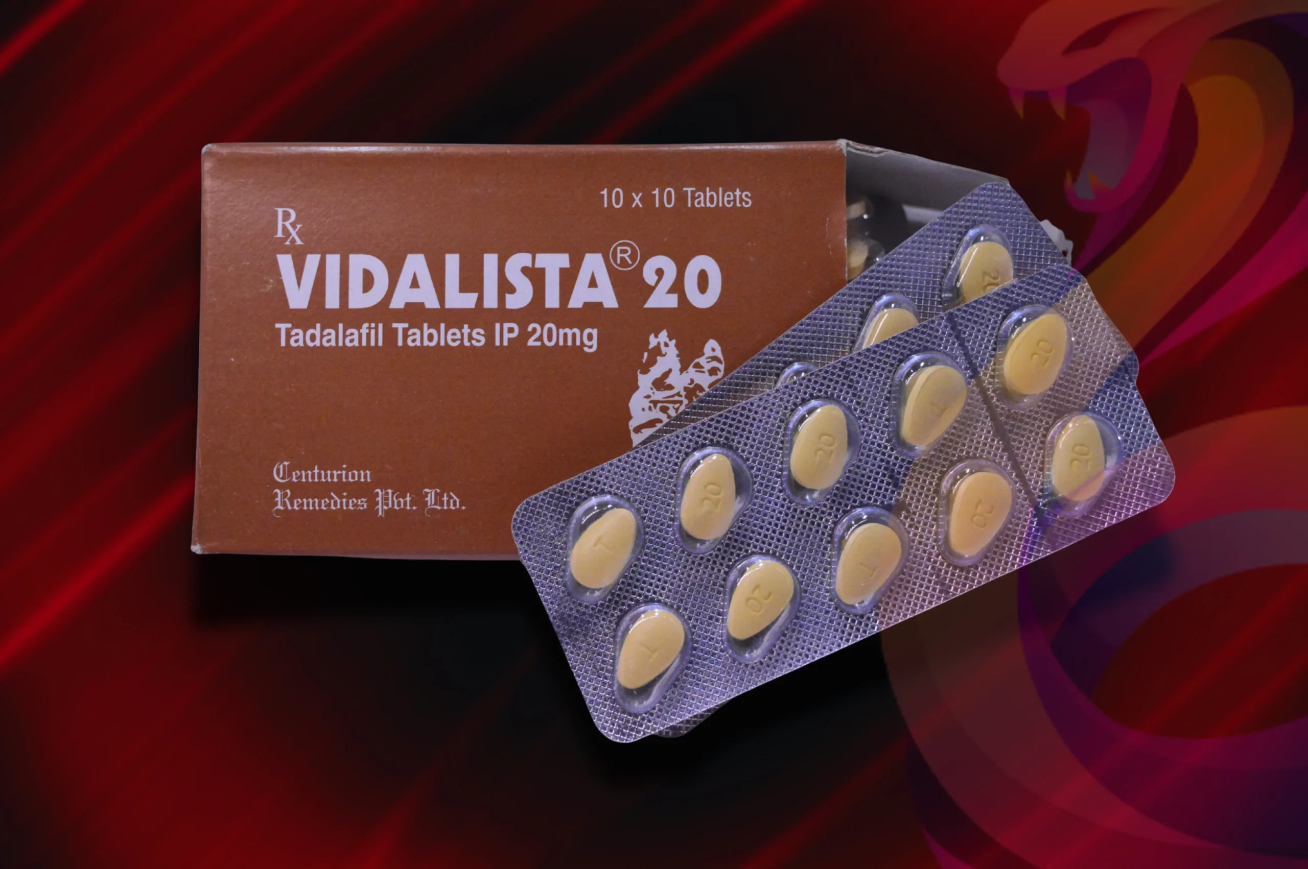 Vidalista 20 mg packaging and blister
