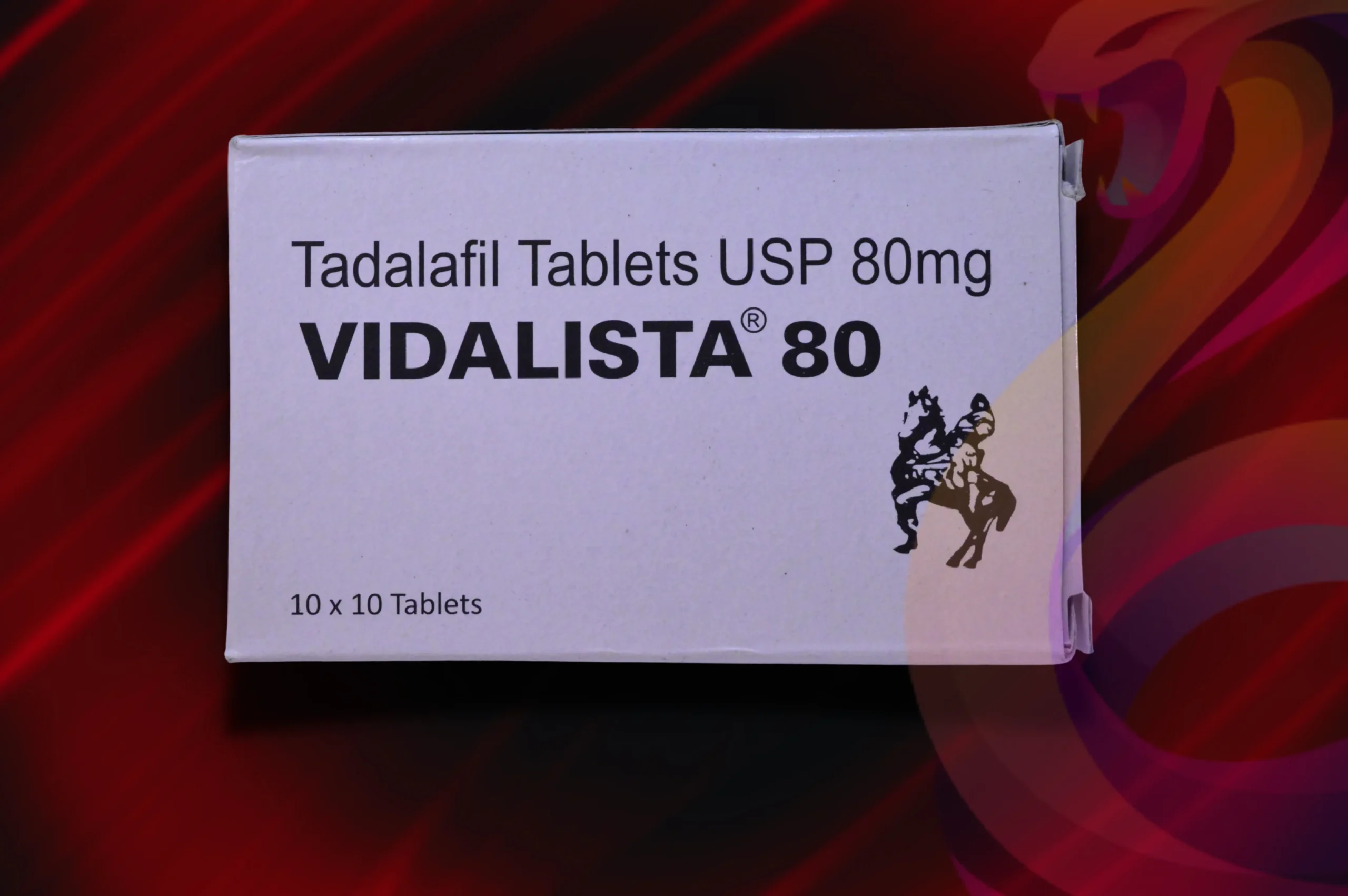 Vidalista 80 mg pack, front view