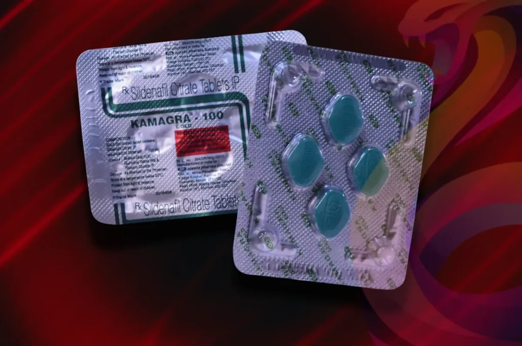 Kamagra Gold 100 mg tablets pack in the sildenafil guide